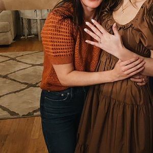 Madewell Atwater Crochet Sweater Tee !!